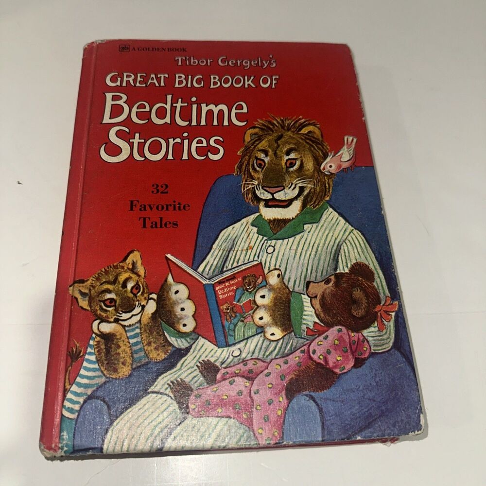 Tibor Gergely’s Great Big Book of Bedtime Stories 1976 8th Printing Golden Press